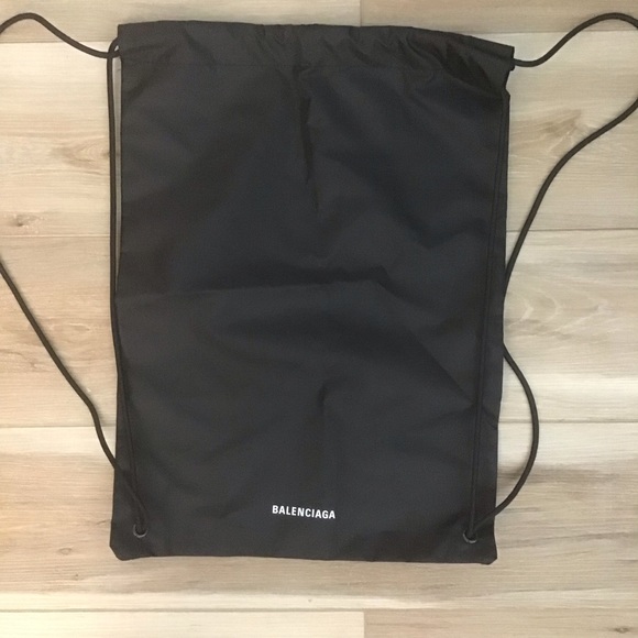 Balenciaga Drawstring Nylon Backpack/Storage - Picture 1 of 3